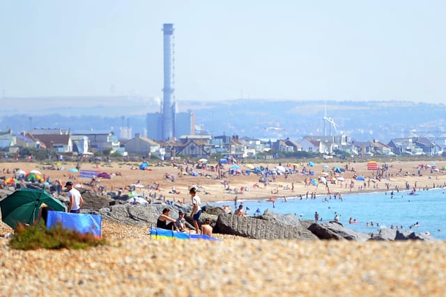 Scenes on a scorching weekend at Shoreham. Pictures: Steve Robards