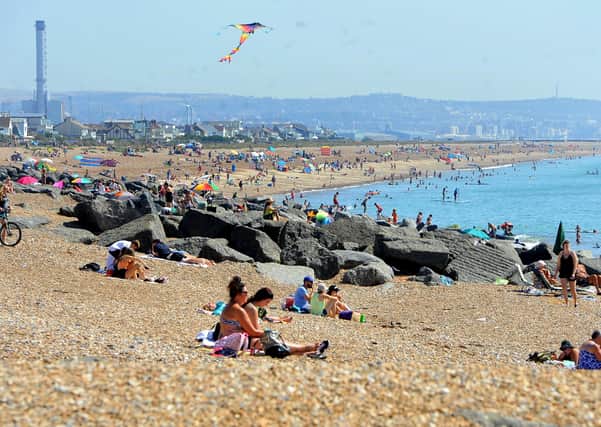 Scenes on a scorching weekend at Shoreham. Pictures: Steve Robards