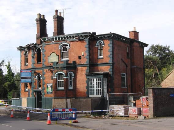 The fire damaged Great Western pub in Warwick. Photo by Geoff Ousbey