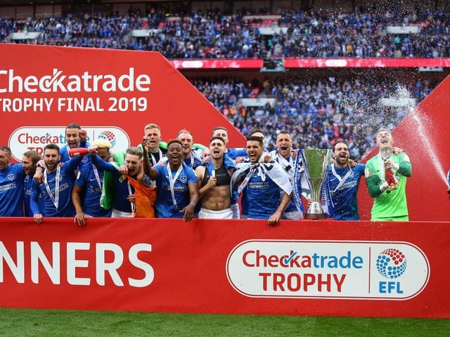 The EFL Trophy final will take place in March. Portsmouth were the last team to win the competition in 2019 after the 2020 final was cancelled due to the pandemic.
