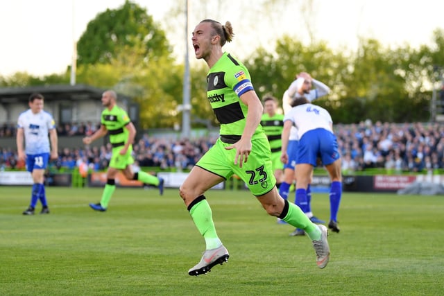 JOSEPH MILLS (Northampton): After many years as a journeyman pro, Mills (30) made his name as a dashing, adventurous left back with Forest Green Rovers for whom he scored 13 goals in 68 appearances. Mills could be an excellent signing. Photo: Dan Mullan (Getty Images).