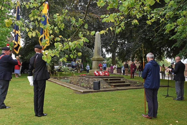 VJ Day was marked in Whitnash with a service.