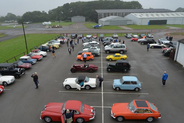 The Welland Valley Wander first classic car rally this year at Stoughton airport.