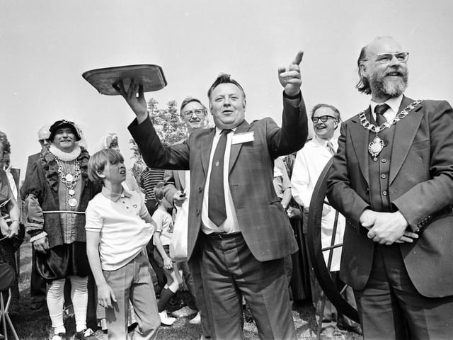 Kelvin Glendenning and Joe Sims of Corby Council can be seen in this picture