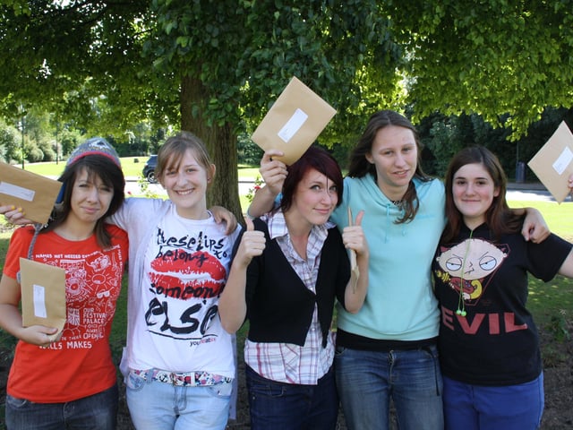 Chloe Duncan, 17, of Fishtoft, Emily Swain, 17, of Boston, Rebecca Bowry, 17, of Boston, Georgina Mangidis, 17, of Bicker and Lizzie Rodgers, 17, of Boston.