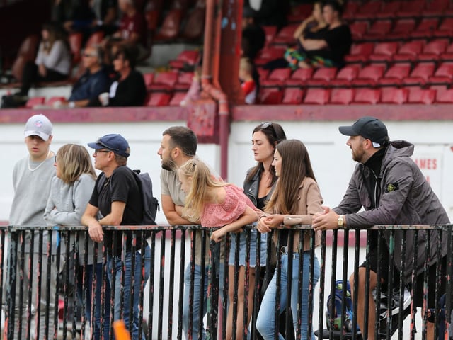 Hastings take on Folkestone and the fans are back at The Pilot Field / Picture: Scott White