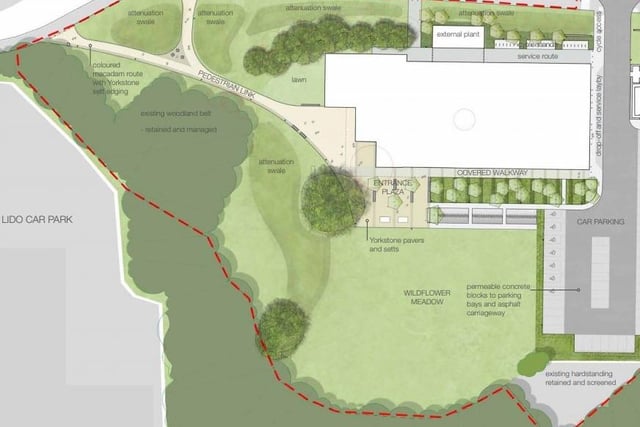A landscape plan for the uni campus