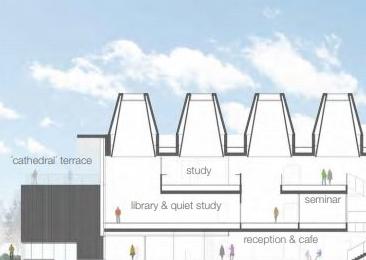 Part of the new uni campus