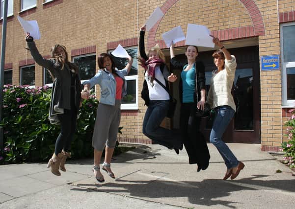 Jumping for joy at The Giles School, in Old Leake, 10 years ago ...
