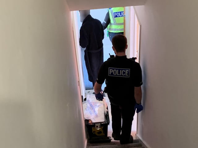Two men were arrested