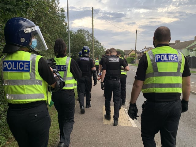 Two men were arrested