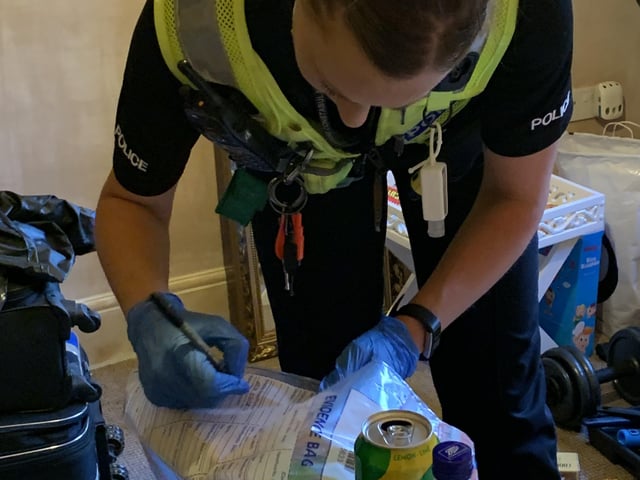 Two men were arrested