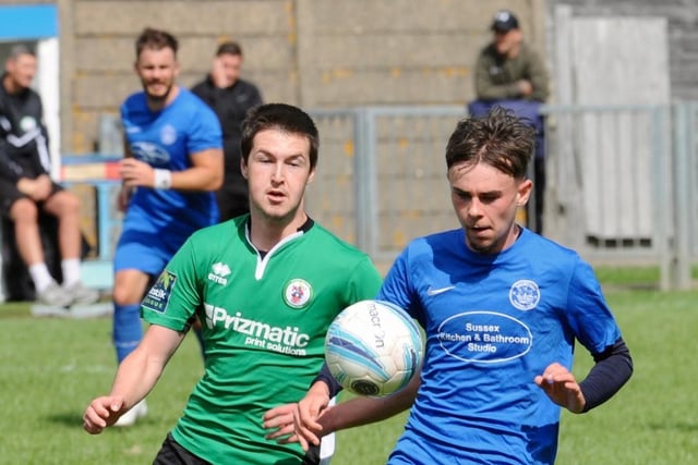 Shoreham take on Burgess Hill in a pre-season friendly at Middle Road / Pictures: Stephen Goodger