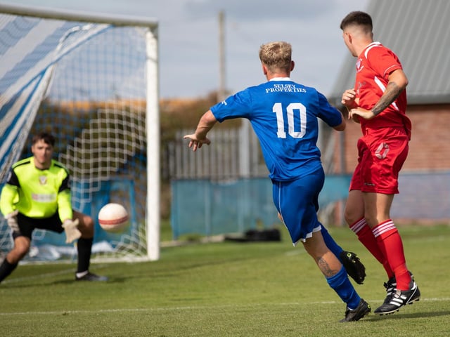 Action from Selsey's friendly win over Ringwood / Pictures: Chris Hatton
