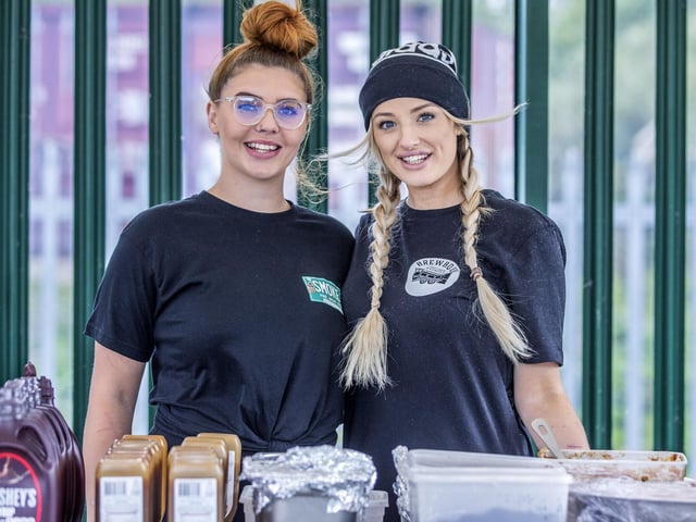 (L-R) Smoke Street staff Liberty Windmill and Hannah Judge