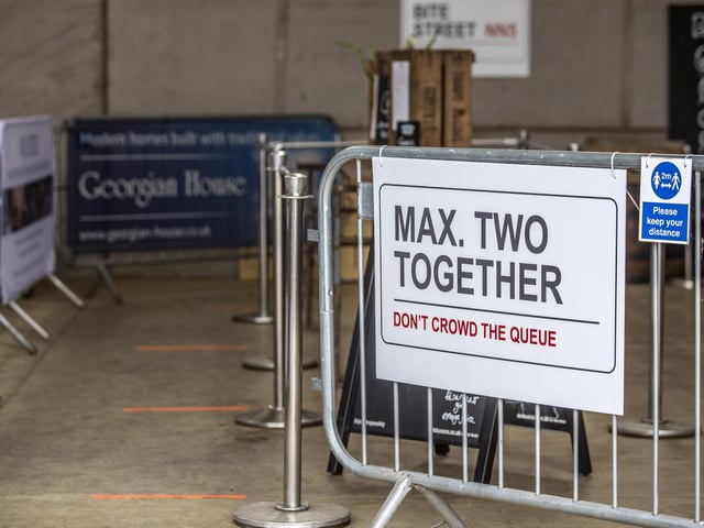 The Smoke Street organisers worked hard to ensure social distancing guidelines were adhered to