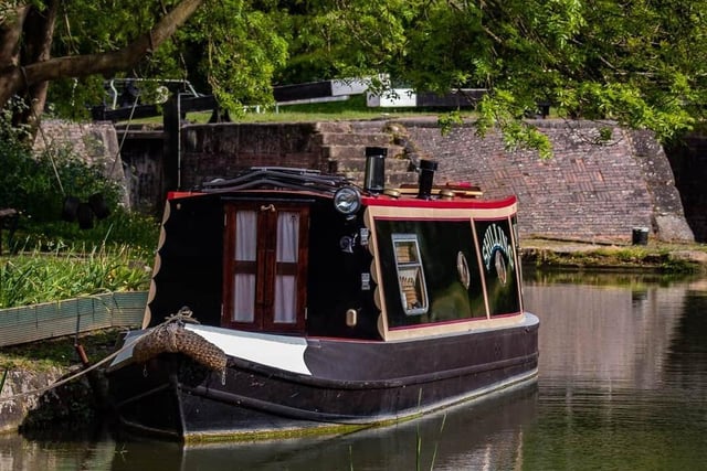 Jack Derbisz snapped this scene of a short narrowboat on a sunny day.
