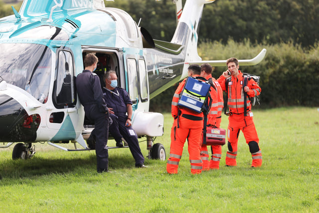 Emergency services rescue man trapped under tree near Pulborough – in ...