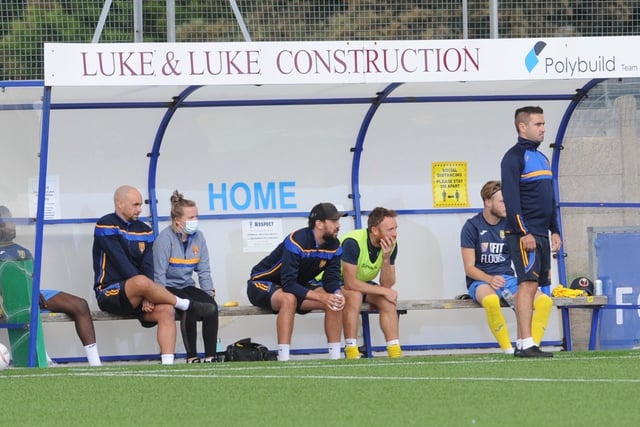 The Lancers' dugout / Picture: Stephen Goodger
