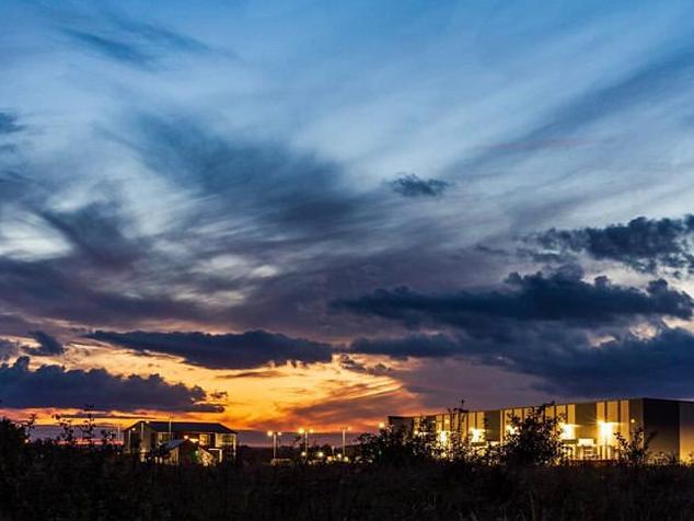 A beautiful sky over Weekley Hall Woods taken by DJW Photography
