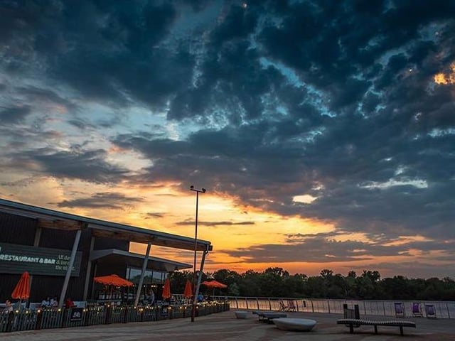 A gorgeous sky at Rushden Lakes captured by Jason Photography