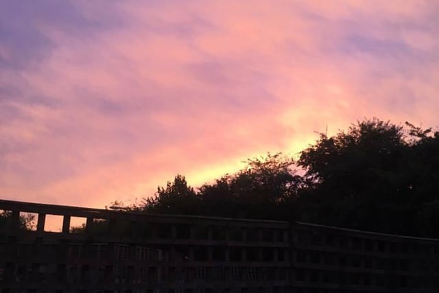 Red Sky over Kettering captured by Emma Sullivan