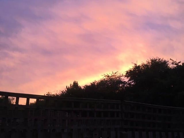 Red Sky over Kettering captured by Emma Sullivan