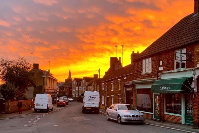 This stunning image of Finedon-by-night was shot by Emma Louise Laughton.