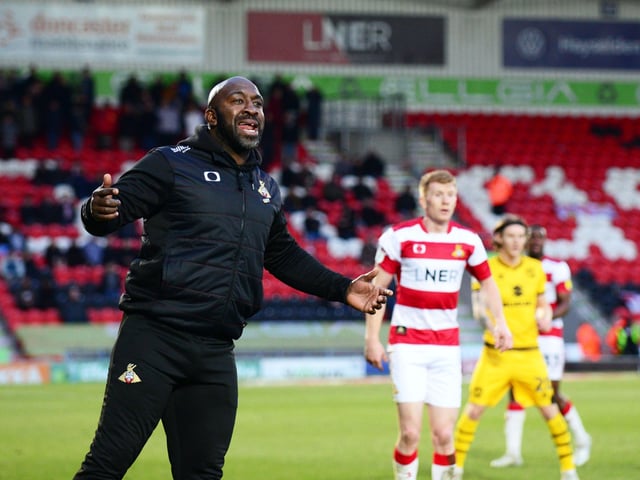 17th DONCASTER ROVERS:  They’ve done better than they should have done in the last two seasons because relying on loan signings is a very dangerous practice. It seems they are going down that route again and it won’t be third time lucky for Darrem Moore's (pictured) team. Posh chances of ending a run of miserable results against Rovers should be helped by ex-player Kieran Sadlier’s move to the Championship.
