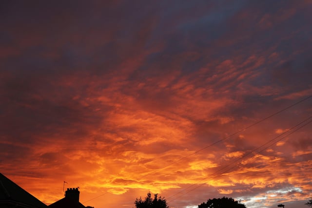 A stunning sunrise captured in Sussex
