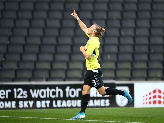 Off the mark for Town in style. Fabulous technique to volley home after 13 minutes and he was having another good game until injury spoilt his evening. Hopefully not a bad one as he's going to be key this season... 7