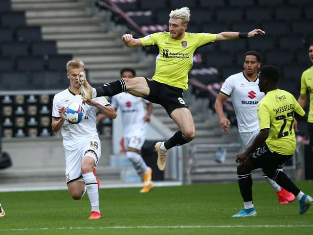 One glorious pass out to Harriman would have made for a terrific goal had the latter's cross found Smith. Mostly tidy, though did lose possession for MK's third... 6