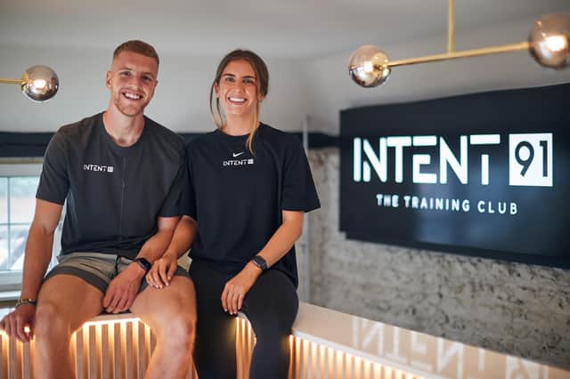 The Intent91 gym has opened in Ashacre Lane, Worthing. Pictured: owners George Branford and Emily Riggs