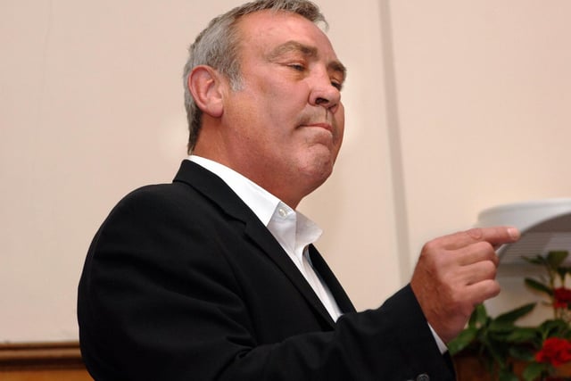 Alan Minter at the Litlehampton Sports Awards in 2006