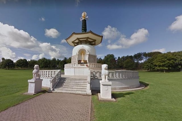 Peace Pagoda at Willen Lake (C) Google Maps