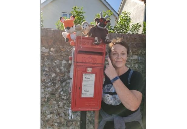 Jessi and Mandi found seven postbox toppers when they walked the route around the Warners End/Boxmoor area