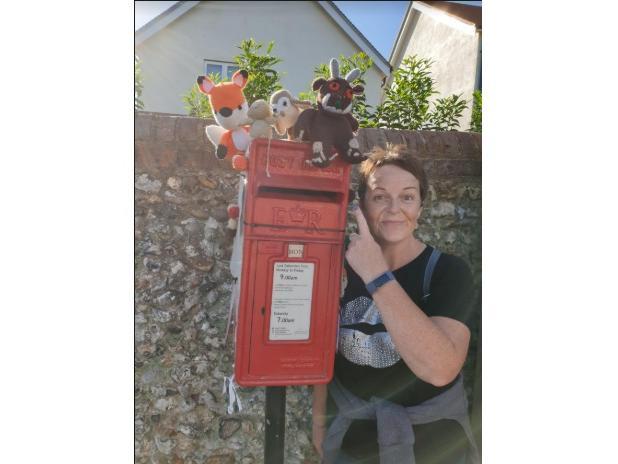 Jessi and Mandi found seven postbox toppers when they walked the route around the Warners End/Boxmoor area