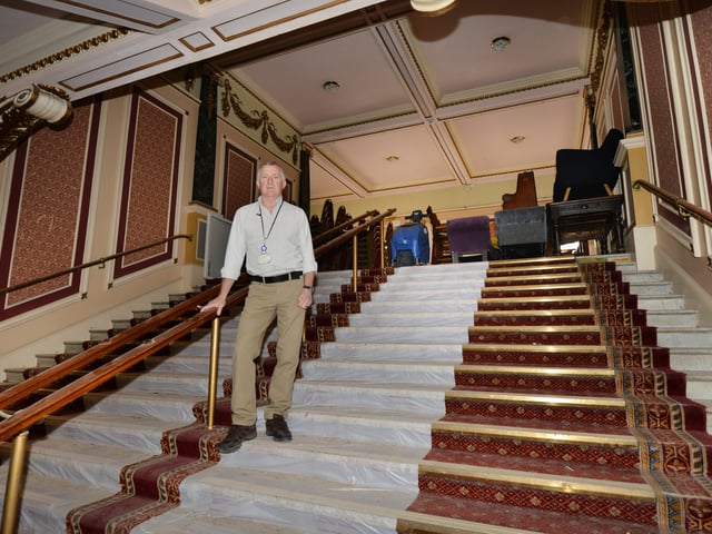 Photo showing the refurbishment work that's being carried out at the 140-year-old Winter Garden in Eastbourne. 7/9/20/
Paul Quanstrom, Corporate Project Officer Eastbourne Borough Council. SUS-200709-142542001