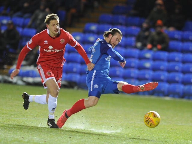 9th JACK MARRIOTT: One season of brilliant finishing (33 goals) and he was gone for £4 million to Derby in the Championship. Hard working fox in the box.