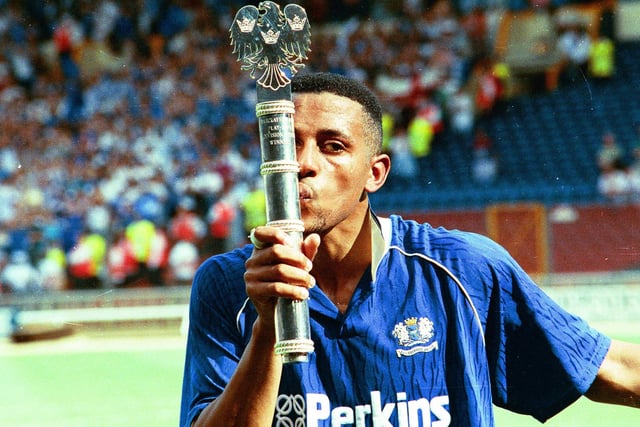 7th: KEN CHARLERY: The King. The two goal-hero of Wembley, 1992 who managed three spells at Posh without his popularity waning. Big and strong and ran hard for the team.