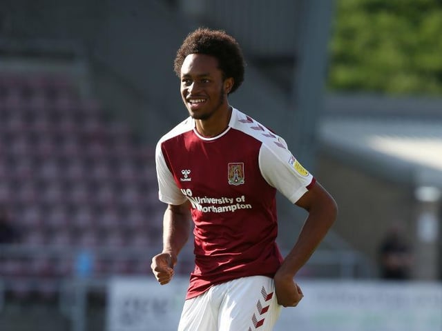 The 18-year-old came on for his senior debut and he didn't shirk the chance to put himself about... 6.5