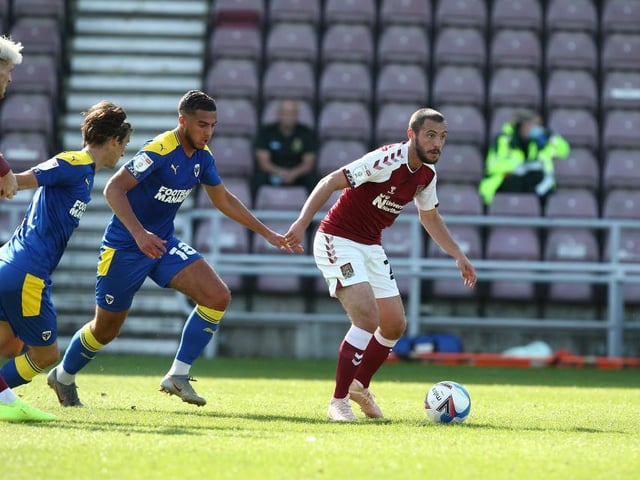 Caught between attack and defence in the first-half and Wimbledon had great joy in Town's inside right channel. Found his footing though and attacked at the back post well to create a couple of half chances for himself... 6