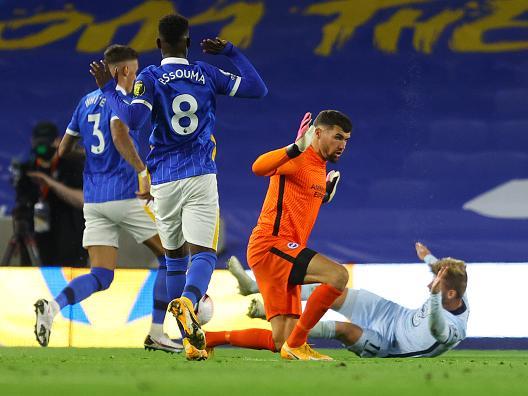 Maty Ryan concedes the penalty