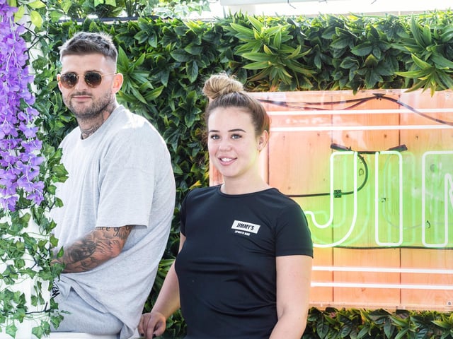Harry Barnes and Siobhan Marden are pleased with how well the rooftop is being received. Photo: Kirsty Edmonds.