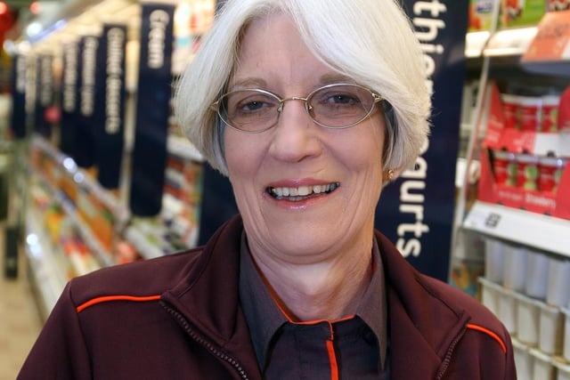 Valetta Maycock had worked at Sainsbury's for 40 years in 2008.