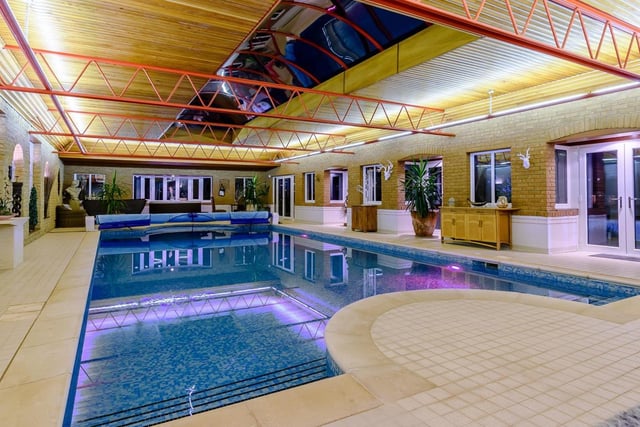 The indoor pool at Meadowbank Lodge. Photo: Fine & Country