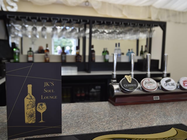 Interiors of the marquee at Golden Pheasant at Etton. EMN-200917-145528009