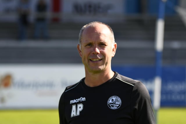Diamonds boss Andy Peaks was all smiles ahead of kick-off