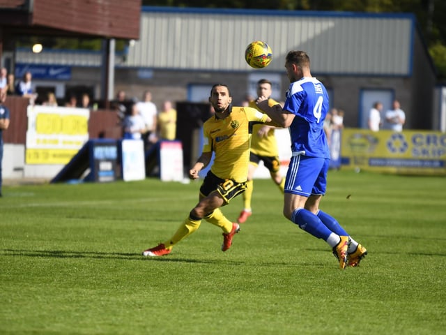 Lorrell Smith made his league debut for Diamonds after signing from Brackley Town over the summer