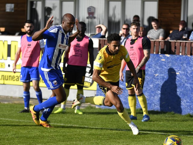 Luke Fairlamb gets away from his marker